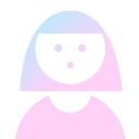 真顔の女の子
